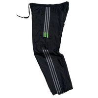 Adidas Black Green and Grey Shell Cargo Trackpant Bottoms (S)