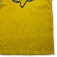 Fox Motocross Racing Vintage Yellow and Silver Chains Long Sleeve T Shirt (M)