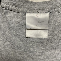 Nike Athletics Vintage Grey Black and Yellow T Shirt (L)