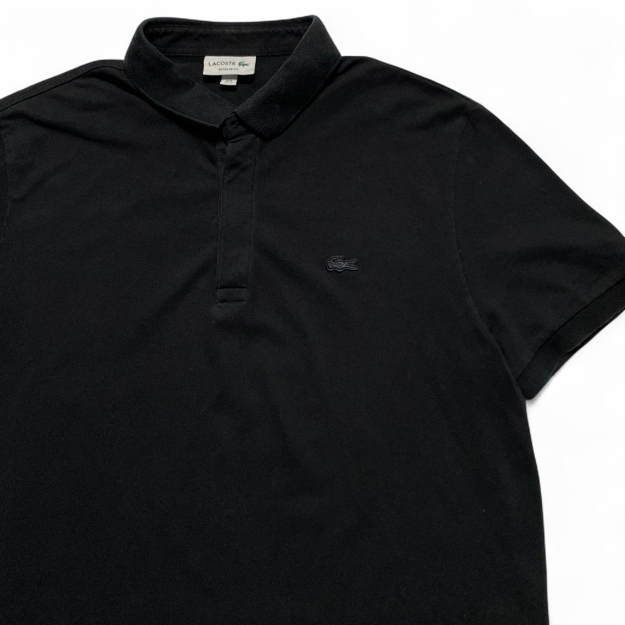 Lacoste Black Polo Short Sleeve Shirt