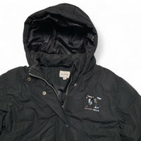 Juicy Couture Womens Black Long Puffer Coat (XS)