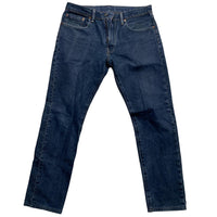 Levis 512 Navy Slim Straight Jeans (31W)