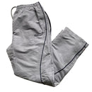 Reebok Vintage Shell Baggy Trackpant Bottoms Silver Navy and White (M)