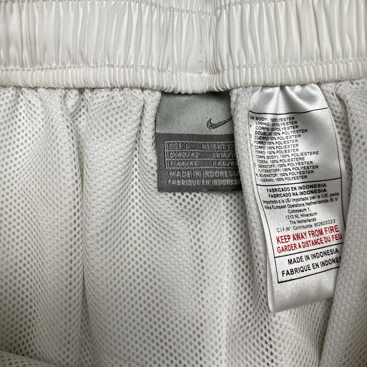 Nike Vintage y2k Baggy Shell Trackpant Bottoms White