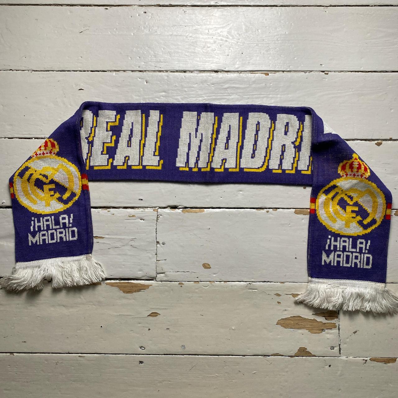 Real Madrid Vintage Purple Football Scarfs