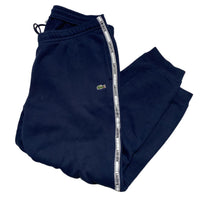 Lacoste Navy and Green Croc Joggers (UK 6 - XL)