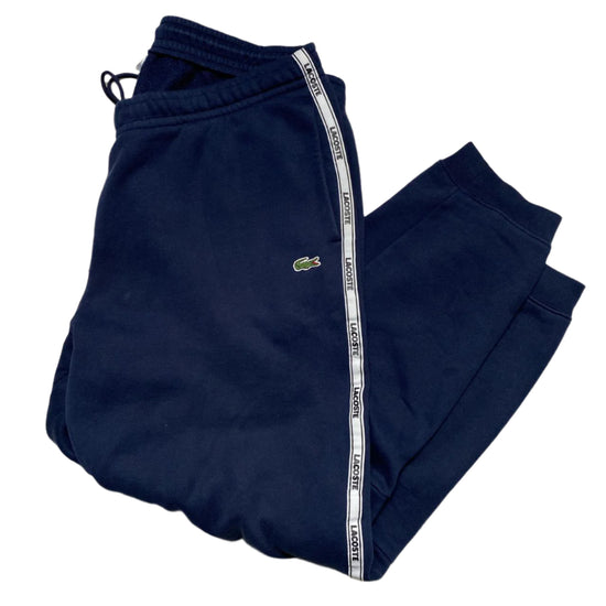 Lacoste Navy and Green Croc Joggers (UK 6 - XL)