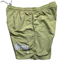 Stussy Lime Green and White Swim Shorts (XL)