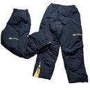 Clench USA Navy and Cream Baggy Shell Ski Cargo Trousers (M/L)