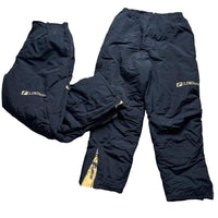 Clench USA Navy and Cream Baggy Shell Ski Cargo Trousers (M/L)