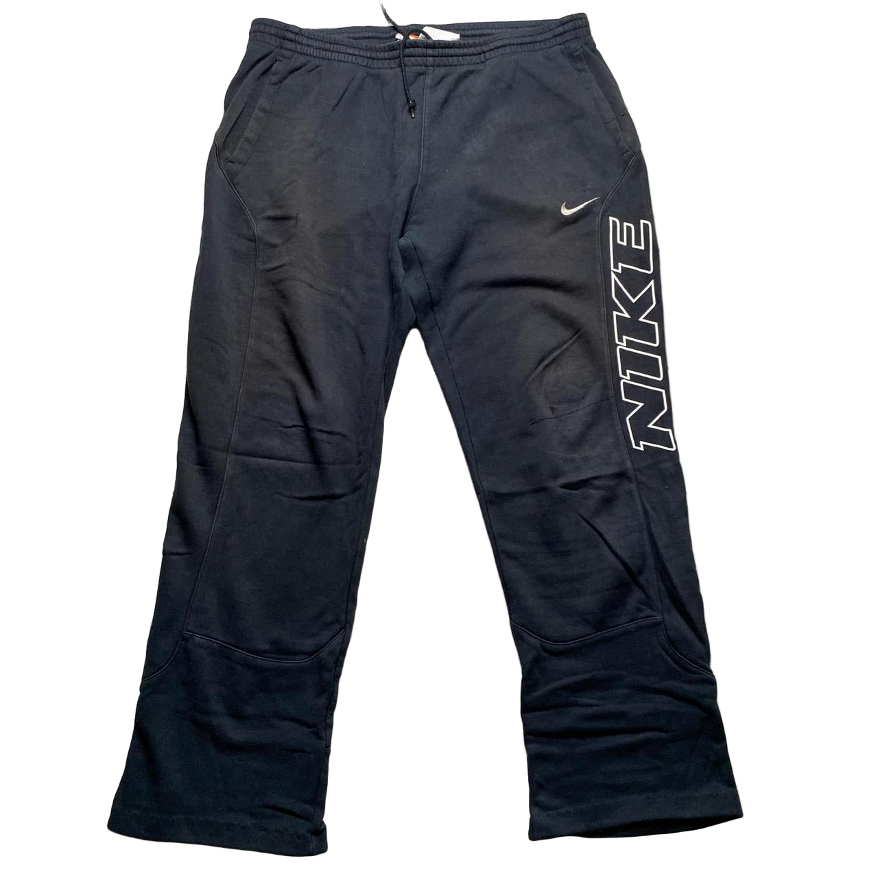 Nike Athletic Department Vintage Black and White Baggy Joggers (L)