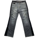 Just Cavalli Vintage Mens Two Tone Grey and Black Baggy Flare Jeans (38W)