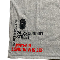 Bape A Bathing Ape London Mayfair London Store Grey T Shirt (2XL)