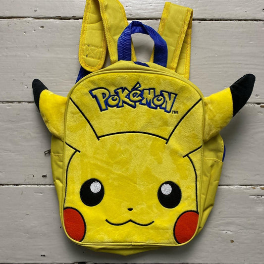 Pokemon Pikachu Yellow Backpack Bag