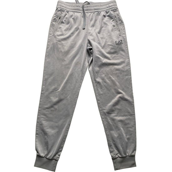 EA7 Emporio Armani Grey and Black Joggers (M)