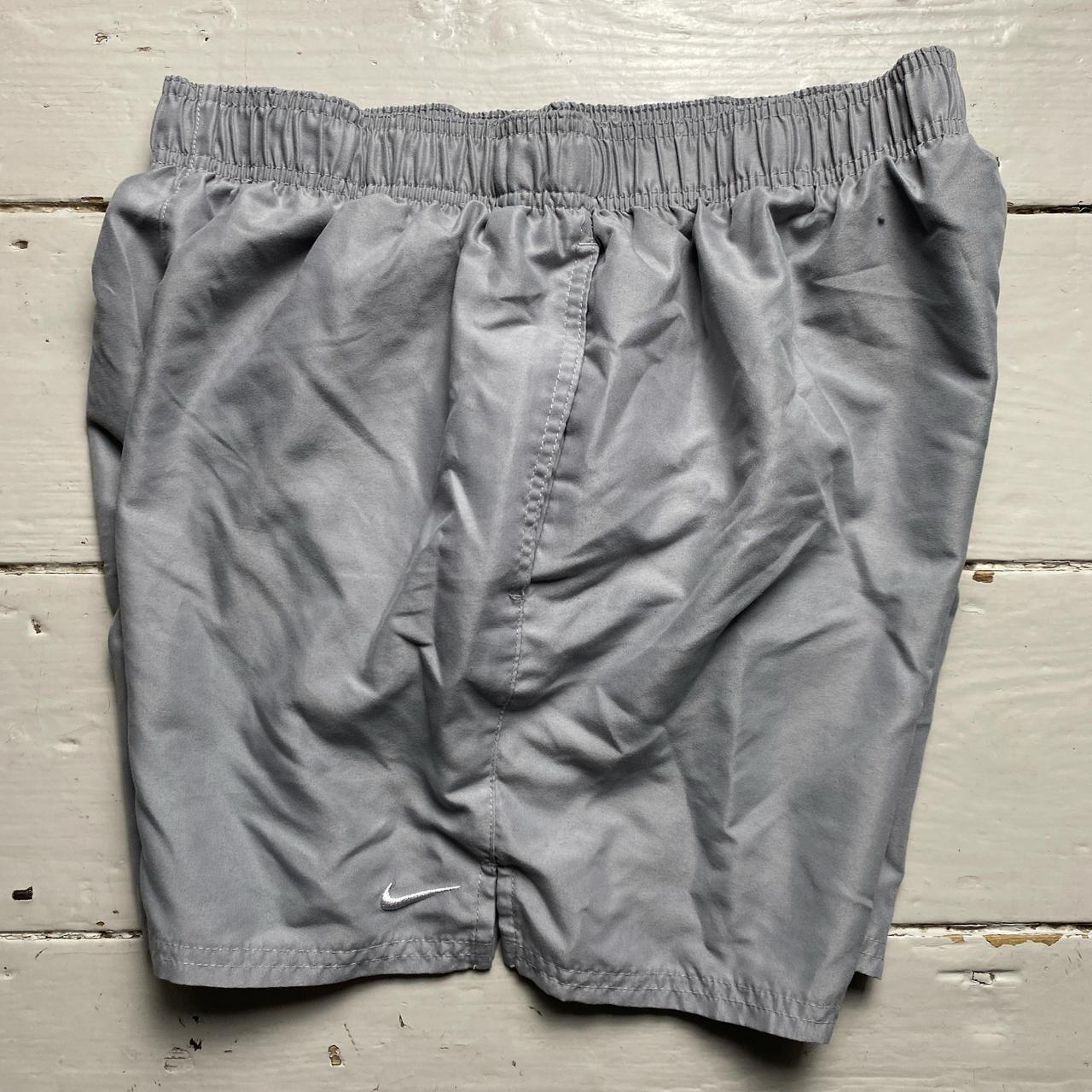 Nike Swoosh Silver Womens Shorts