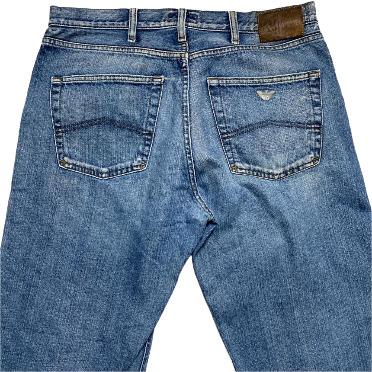 Armani Vintage Blue Baggy Jeans (34W)