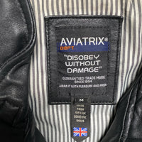 Aviatrix Vintage Leather Bomber Jacket