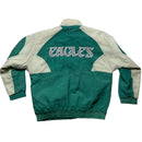 Philadelphia Eagles Vintage 90’s Bomber Green and Cream Jacket (XL)