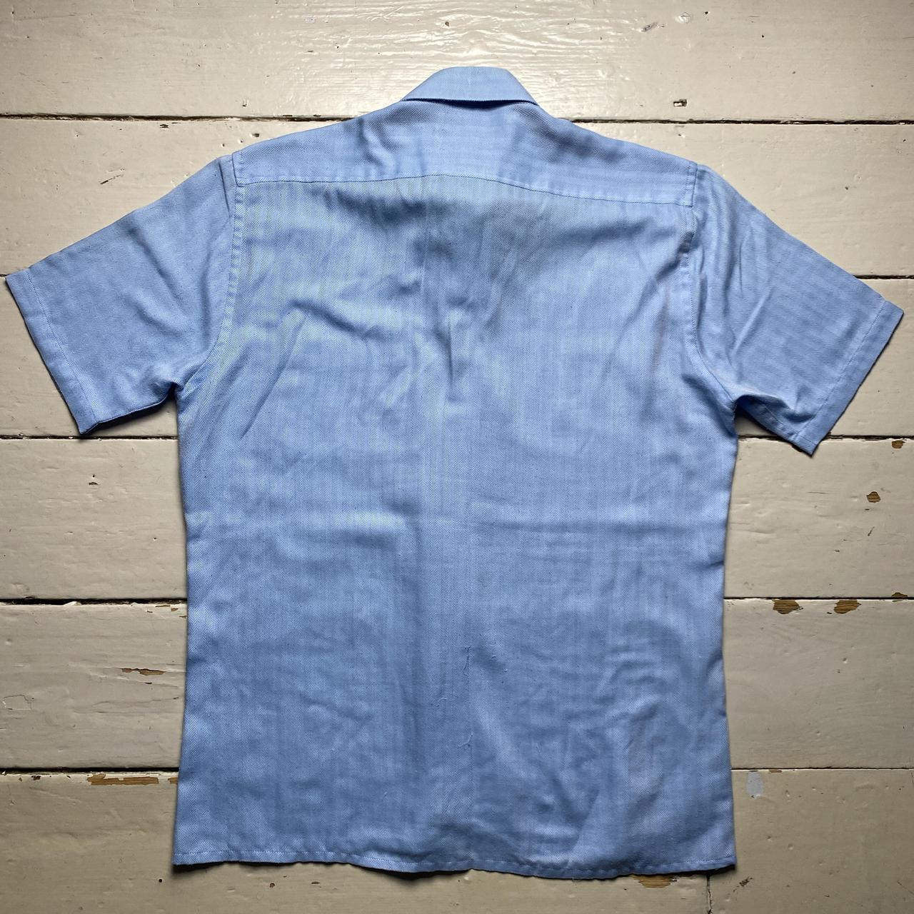 Yves Saint Laurent Light Blue Short Sleeve Shirt
