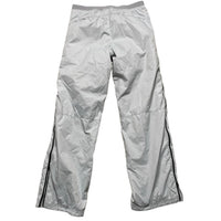 Nike Vintage y2k Shell Trackpant Baggy Bottoms Silver White and Black (S)