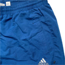 Adidas Blue and White Baggy Shell Trackpant Bottoms (M)