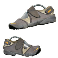 Nike Air Rift Vintage 2007 Grey and Orange Tabi Split Toe Shoes (UK 8)