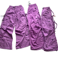 Criminal Damage Carnaby Purple Baggy Cargo Trousers (S/L/XL)