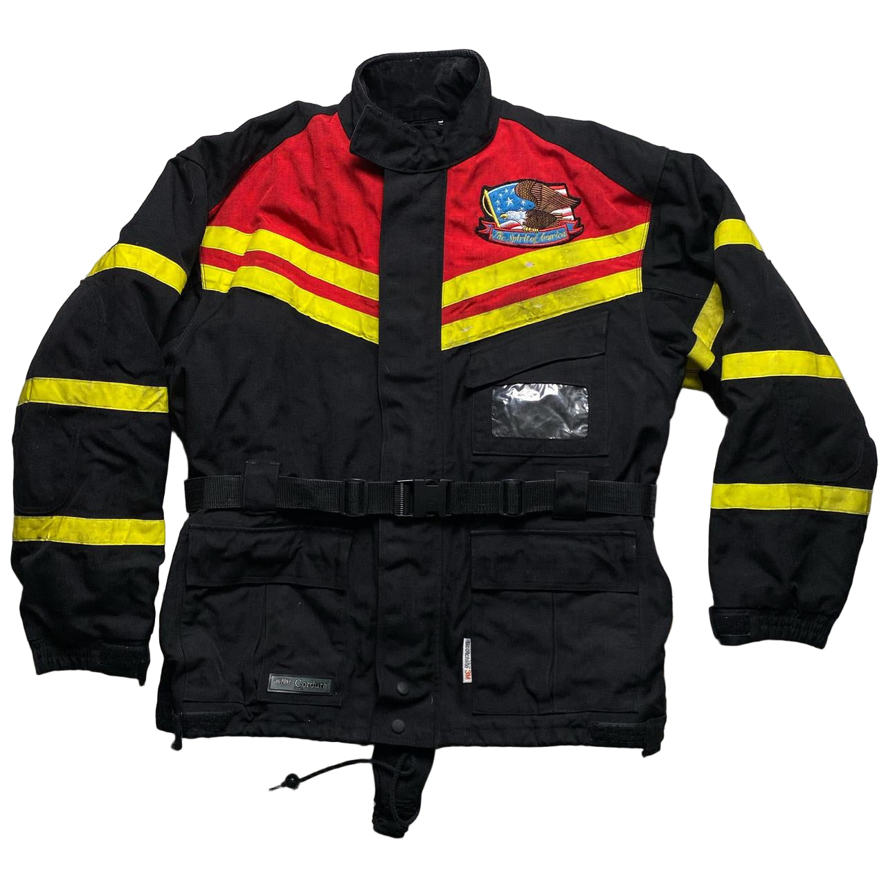 The Spirit of America Vintage Biker Reflective 3M Jacket (XL)