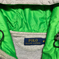 Polo Ralph Lauren Grey and Green Black Polo Hoodie (M)