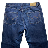 Edwin Dark Navy Loose Tapered Baggy Jeans (34W)