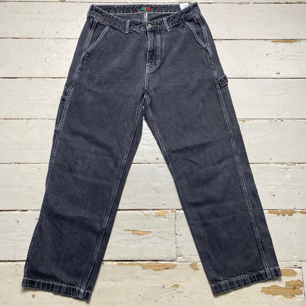Tommy Hilfiger Patta Carpenter Jeans Grey and White Contrast Stitch