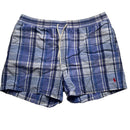 Polo Ralph Lauren Blue and White Checked Shorts (L)