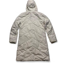 Nike Vintage Womens y2k Padded Jacket Parka Coat White and Navy