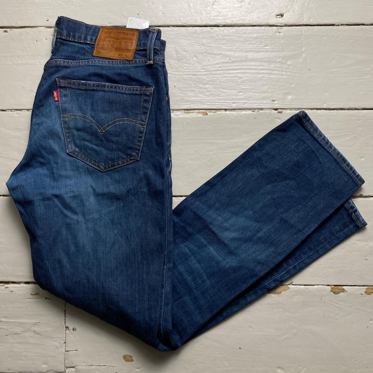 Levis 511 Navy Stonewash Jeans