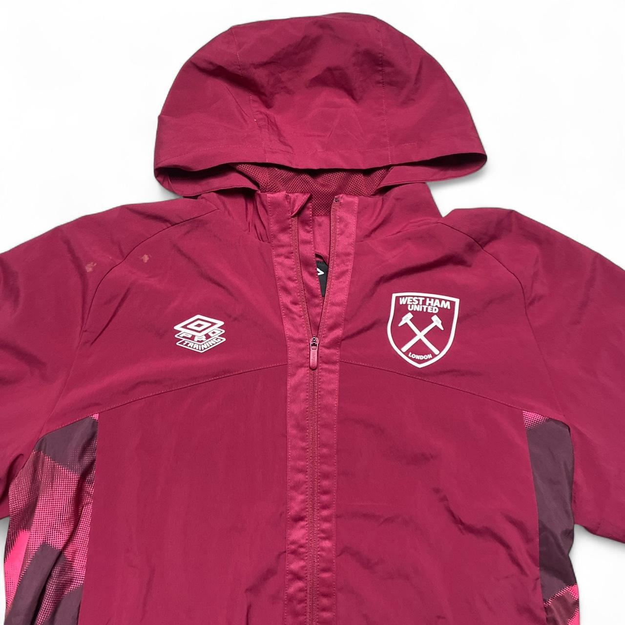 West Ham Football Club Burgundy Lightweight Windbreaker Jacket (2XL)
