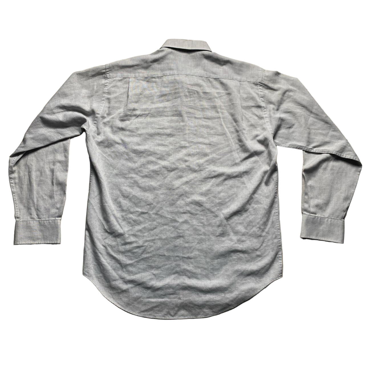 Yves Saint Laurent YSL Vintage Grey Long Sleeve Shirt (L)