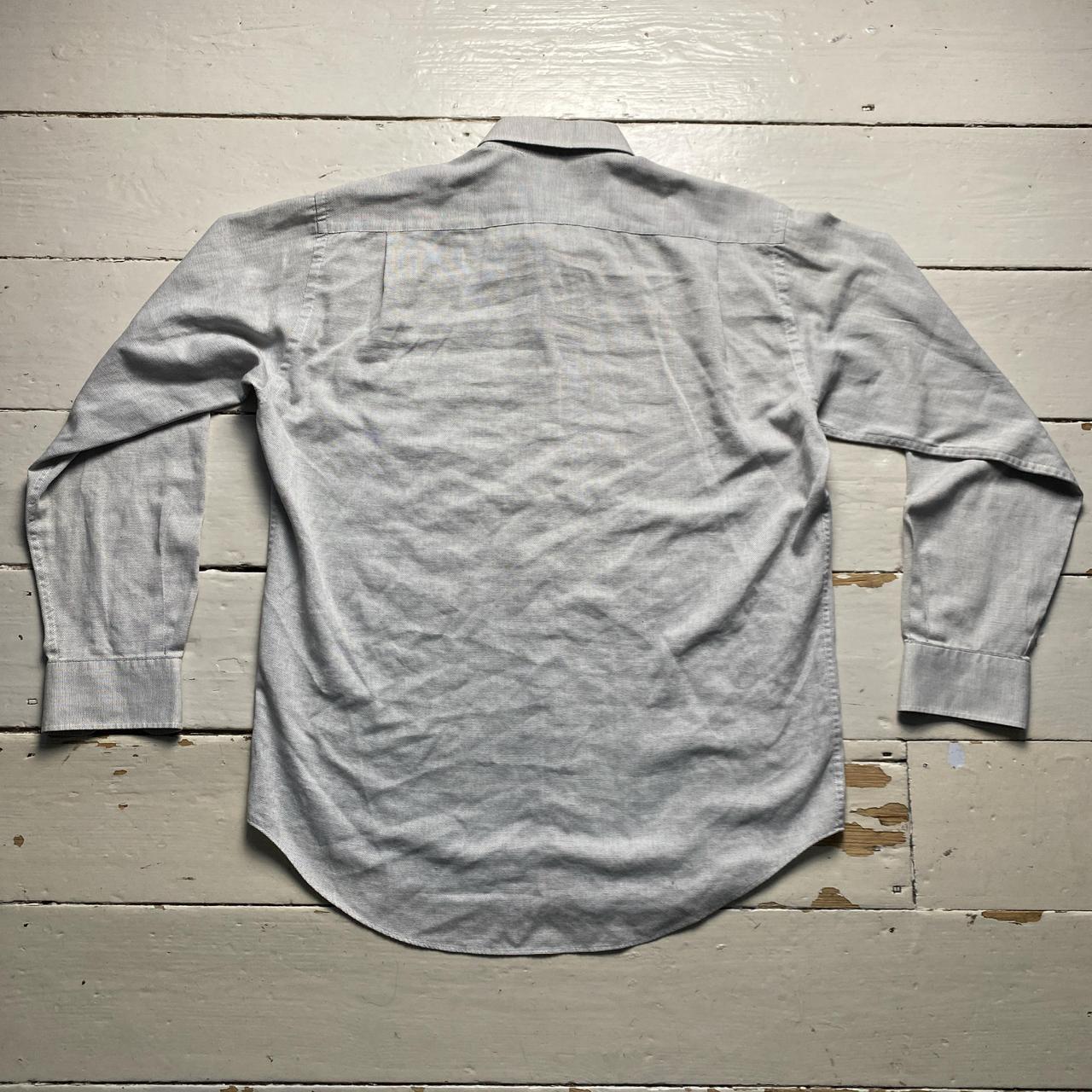 Yves Saint Laurent YSL Vintage Grey Long Sleeve Shirt