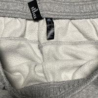 Adidas Grey and Black Baggy Joggers (2XL)