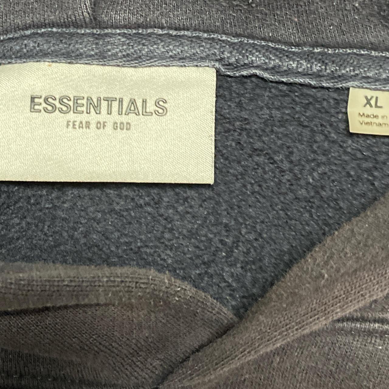 Fear Of God Essentials Black Hoodie (XL)