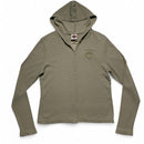 Harley Davidson Waffle Knit Button Up Hooded Jumper (XL)