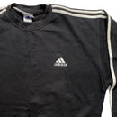 Adidas Black and White Vintage Jumper (L)