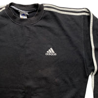 Adidas Black and White Vintage Jumper (L)