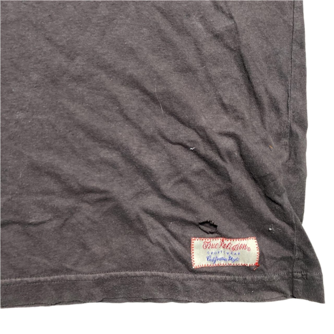 True Religion Black and White T Shirt (2XL)