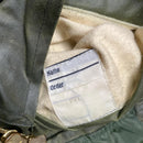 Burberry Burberrys Khaki Green Oilskin Long Trench Coat (XL)