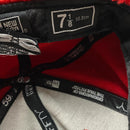 New York Yankees Red and White Sherpa Dog Ear Trapper Hat (7 1/8)