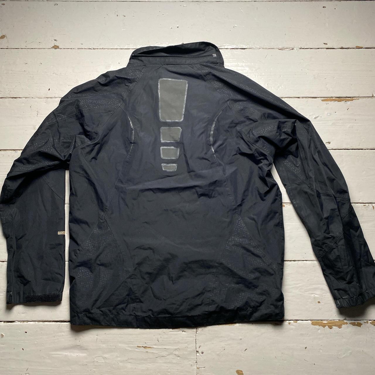 The North Face Black Summit Series Black and Orange Gore Tex Lightweight Jacket