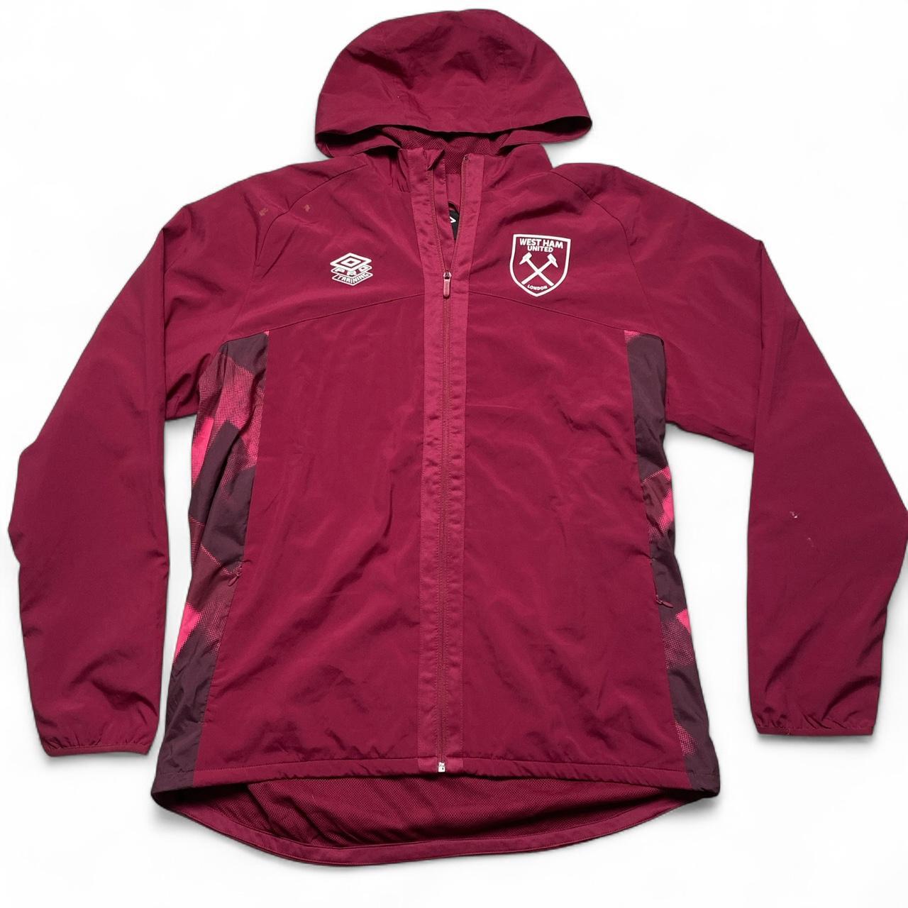 West Ham Football Club Burgundy Lightweight Windbreaker Jacket (2XL)