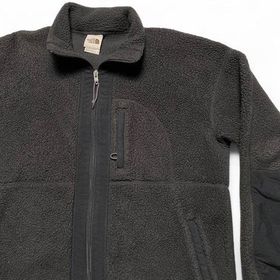 The North Face Black Womens Long Fleece Zip Jumper (L)