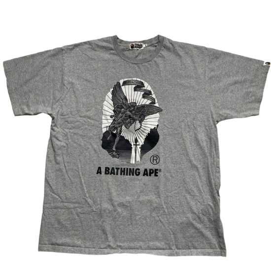 Bape A Bathing Ape London Mayfair London Store Grey T Shirt (2XL)